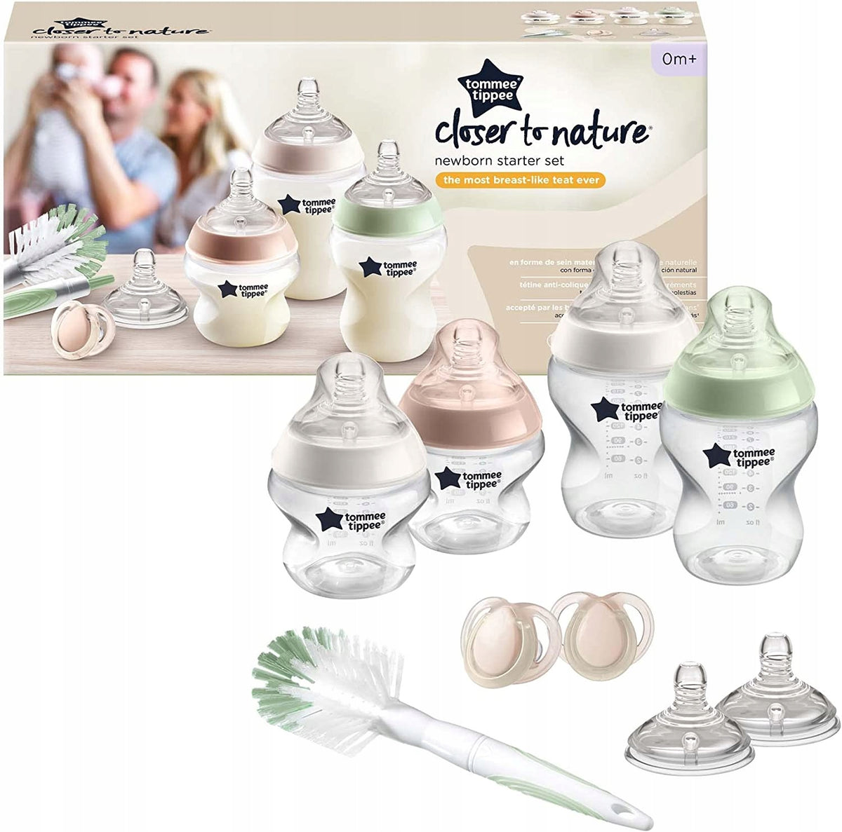 TOMMEE TIPPEE štartovacia sada fľaše a cumlíky, 9 ks