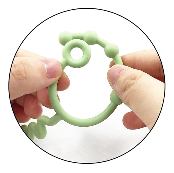 STRAPS FOR BABY silikonska obešanka za dudo, grizalo in igrače 30 cm