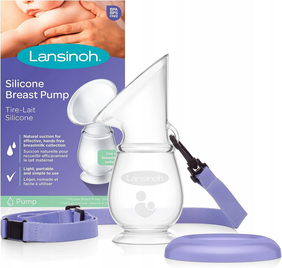 LANSINOH Silikon-Milchsammelschale
