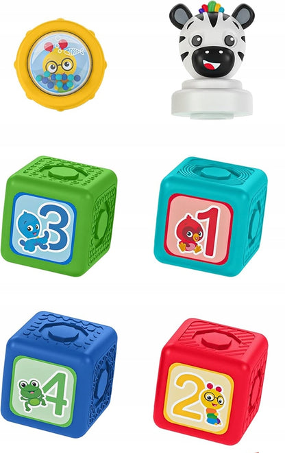 BABY EINSTEIN Connectables Add & Stack Μαγνητικά Τουβλάκια 6 τεμαχίων