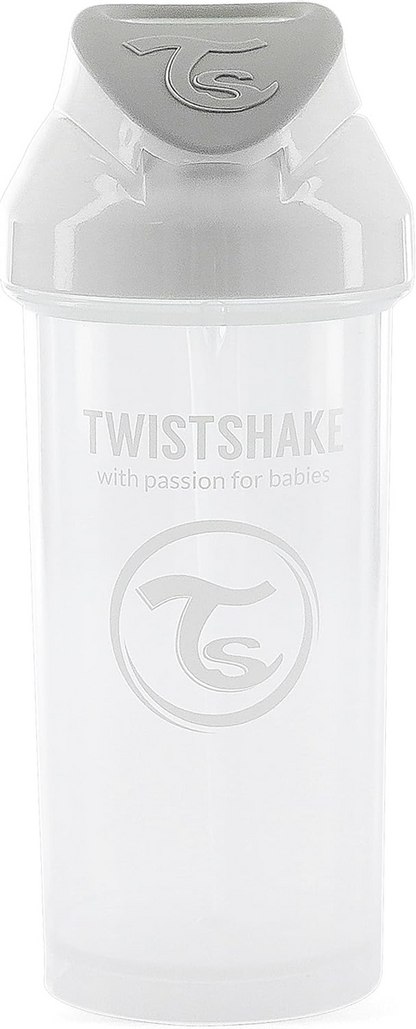 TWISTSHAKE Straw Cup lonček s slamico proti polivanju 360 ml 6 m+