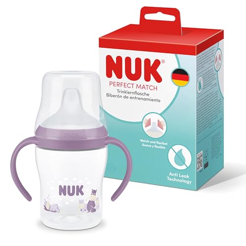 NUK Perfect Match Learner kubek treningowy 150 ml 6m+ z miękkim ustnikiem i uchwytami
