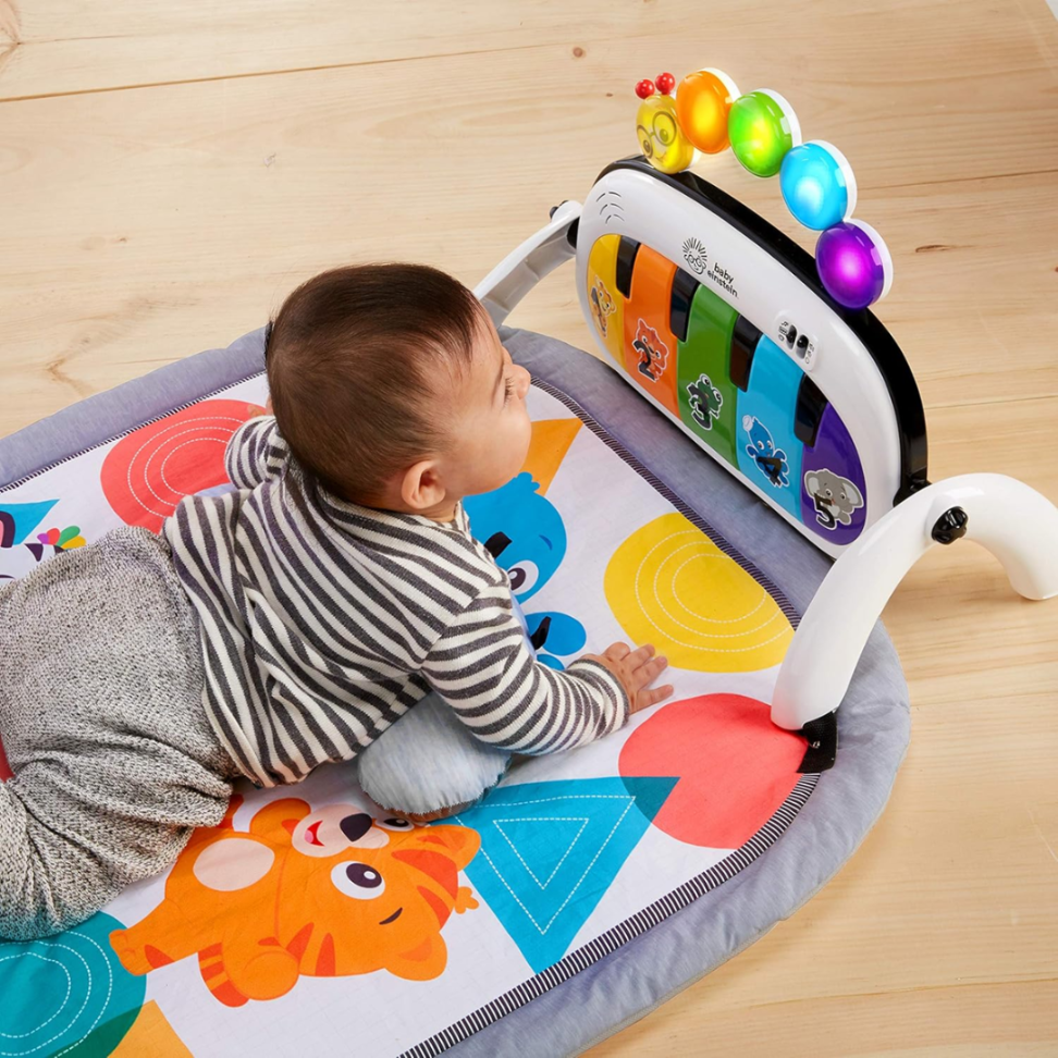BABY EINSTEIN Kickin' Tunes 4v1 izobraževalna podloga + igrače