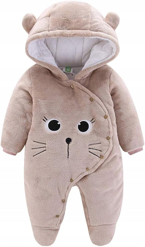 JIAMY tuta invernale con cappuccio 6-9 mesi 56 cm GATTO