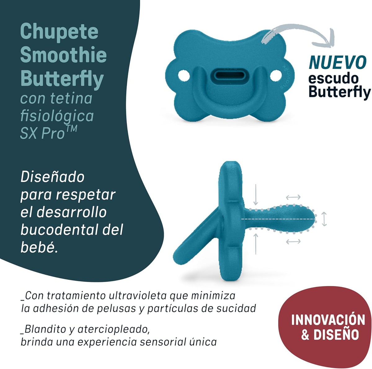 SUAVINEX chupete SELECTION SX PRO de silicona 0-6m para bebés