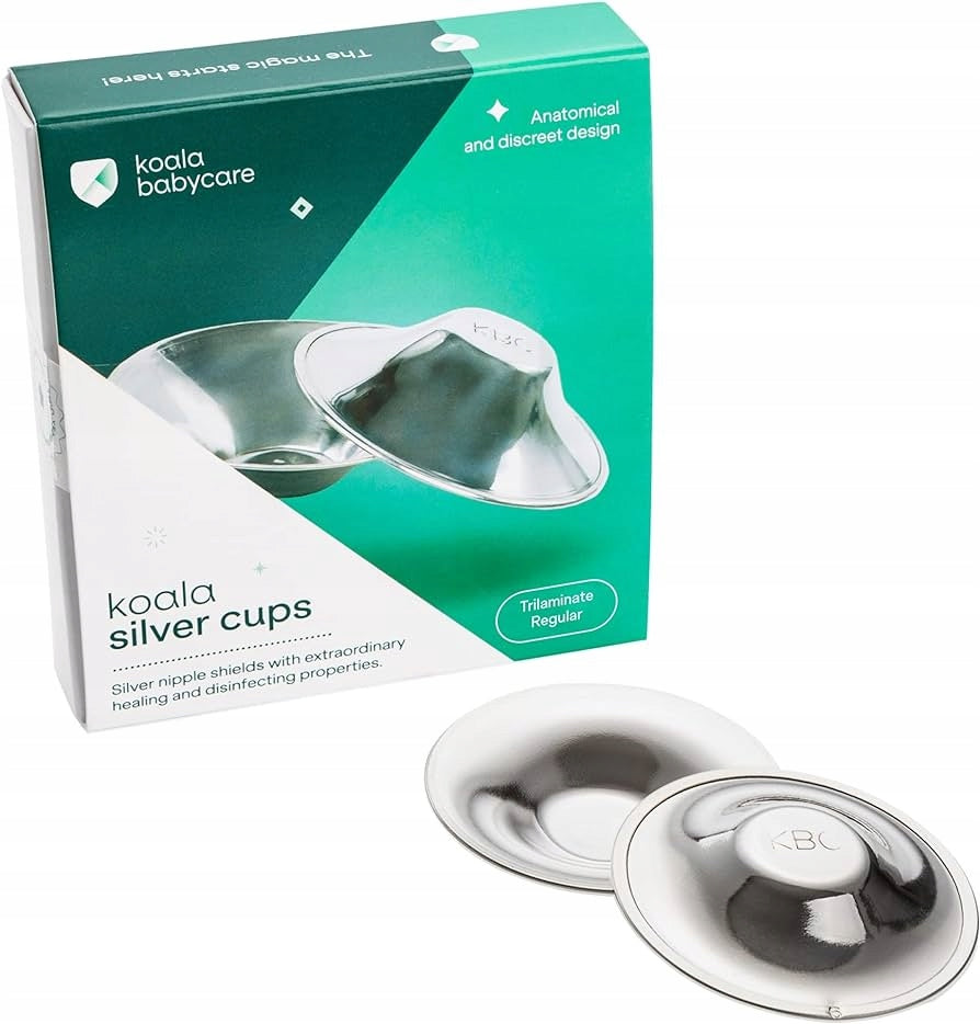 KOALA BABYCARE protectores de pezones de plata