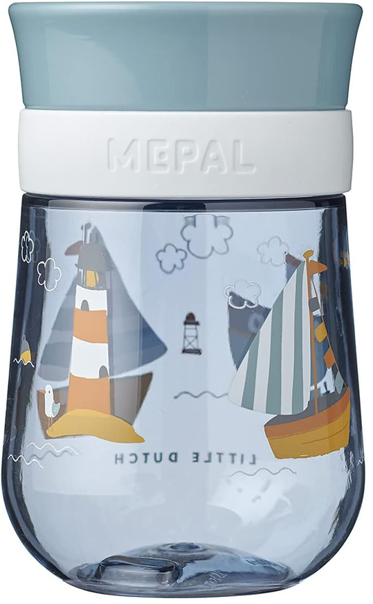 MEPAL Trainer Cup vaso antigoteo boquilla 360 grados 300 ml 9 m+