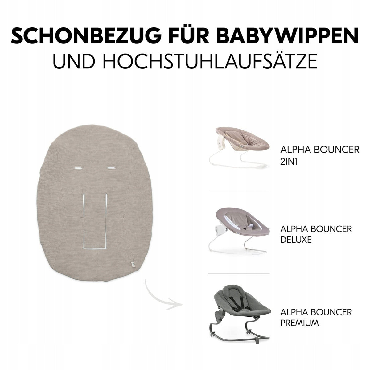 HAUCK κάλυμμα για ρηλάξ Alpha Bouncer Premium / Deluxe / 2-in-1