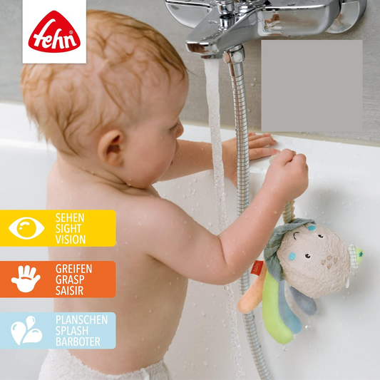 FEHN плюшена играчка за баня ОКТОПОД 17 cm 0+