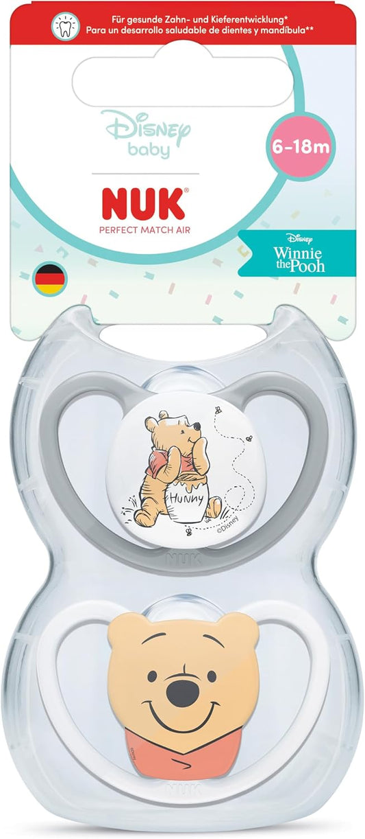 NUK Perfect Match Air uklidňující dudlík 6–18 m x2 DISNEY