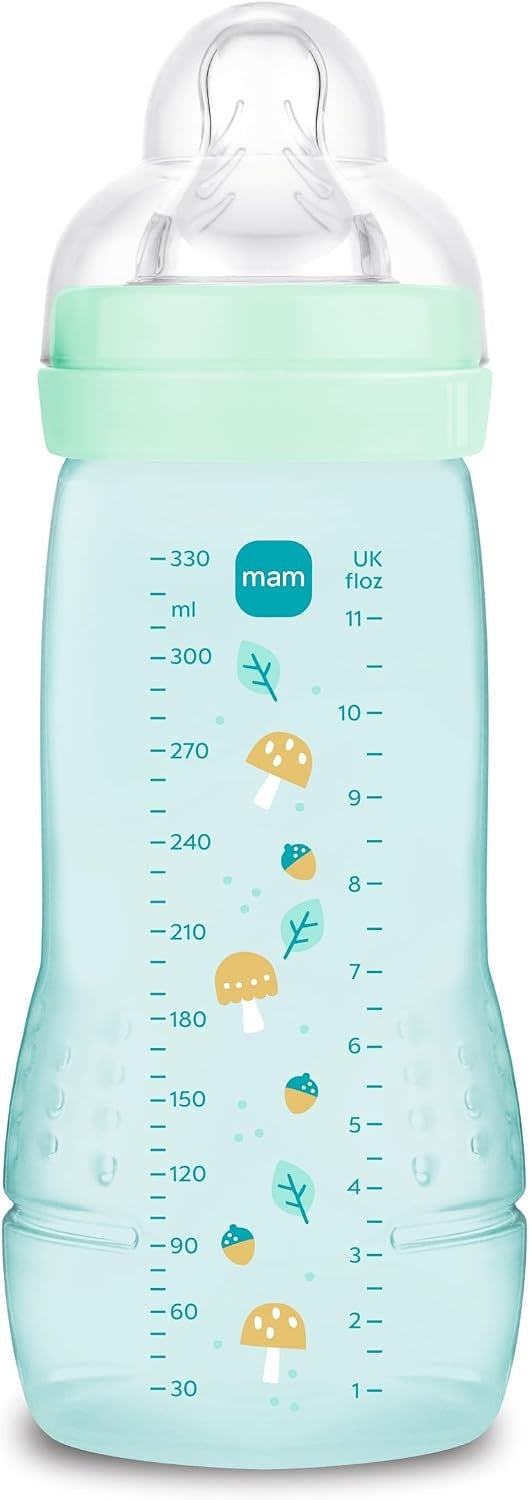 MAM Easy Active láhev 330 ml 6 m+ dudlík 4 velmi rychlý průtok HOUBY