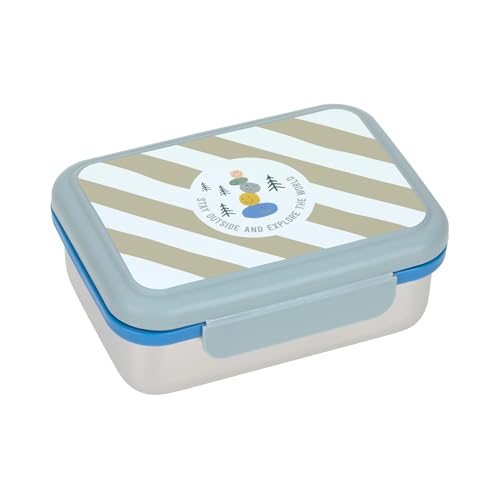 Lancheira Lässig Sunny Explorer em aço verde