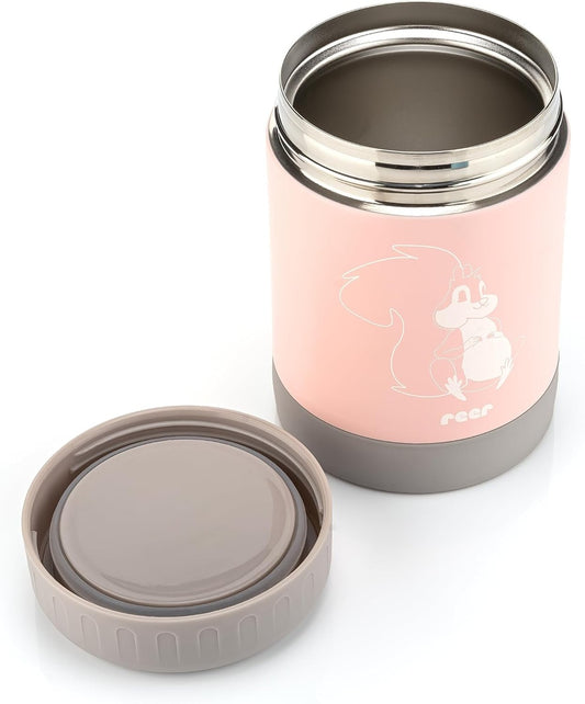 REER ColourDesign termos pentru mâncare din oțel inoxidabil VEVERIȚĂ 300 ml