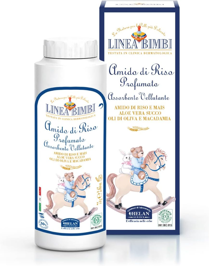 HELAN Linea Bimbi set de cuidado para bebé champú, cremas, polvo, toallitas