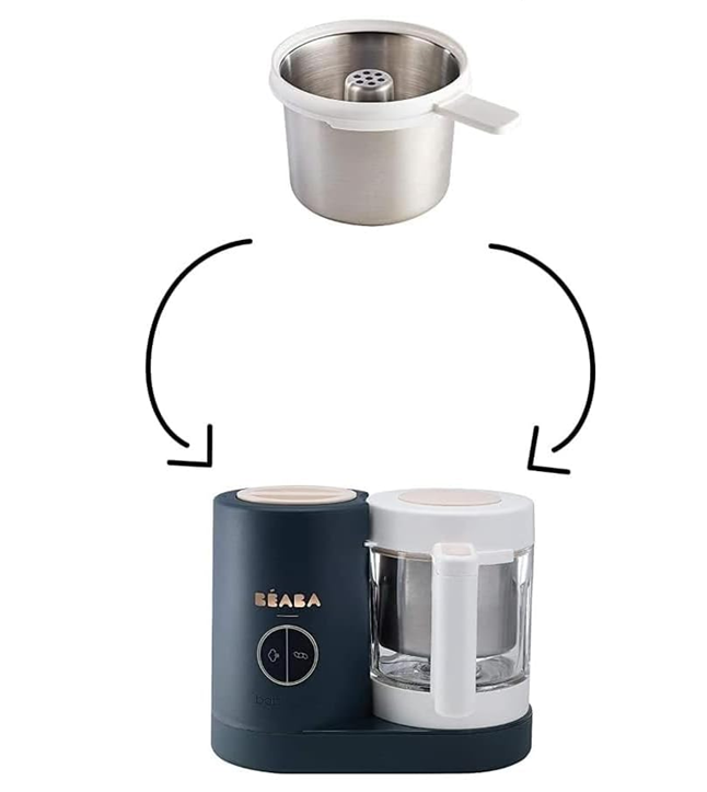 BEABA jeklena košarica za kuhanje testenin in riža za BABYCOOK NEO 750g