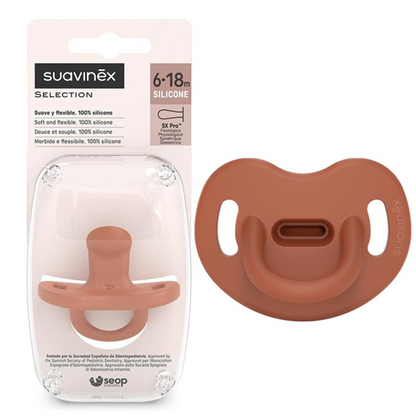 SUAVINEX chupete SELECTION SX PRO de silicona 6-18m