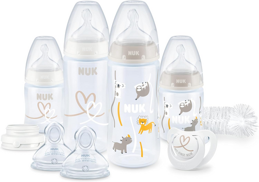 Set biberon NUK Perfect Start controllo temperatura 9 pezzi.