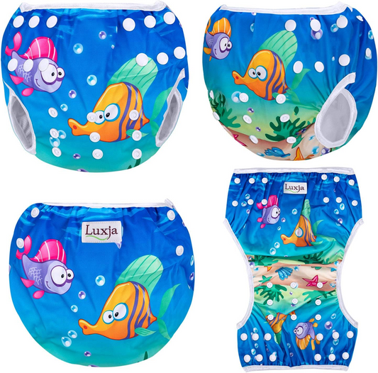 LUXJA pannolino da nuoto REGOLABILE 0-3 ANNI