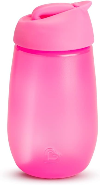 MUNCHKIN vaso antiderrames Simple Clean con pajita 12 m+ 296 ml