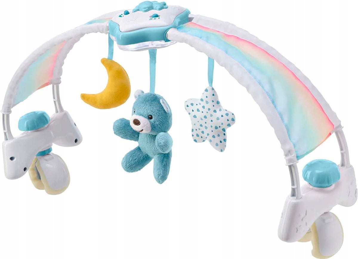 CHICCO Rainbow Sky 2-in-1 Kinderwagenbügel und Spieluhr mit Nachtlicht