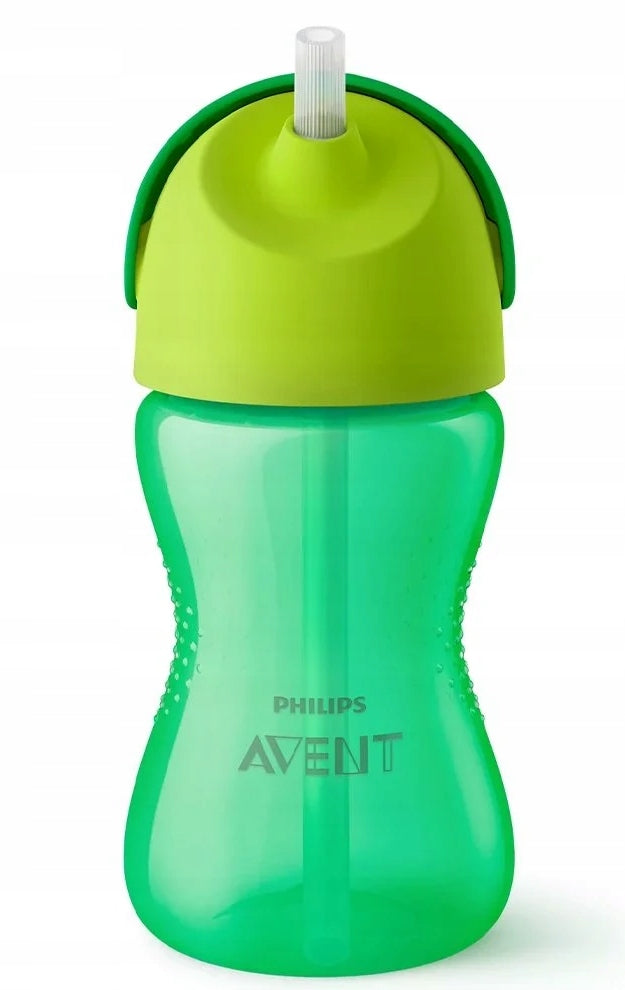 PHILIPS AVENT SCF798/01 kubek niekapek 300 ml 12 m+ zielony z rurką i uchwytami