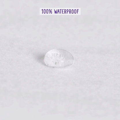 CLEVAMAMA prześcieradło wodoodporne 60x120, 100% waterproof ochraniacz na materac do łóżeczka