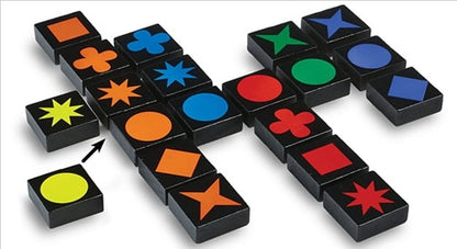 999 GAMES Qwirkle παιχνίδι 108 ξύλινες πλακίδια + θήκη