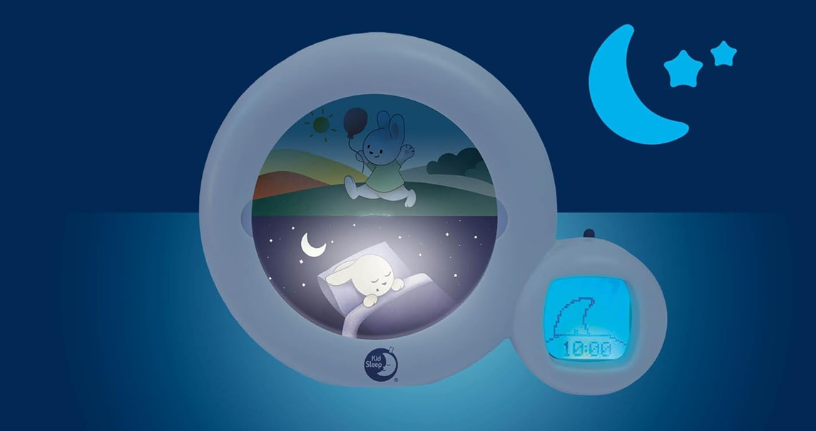 PABOBO Kid'Sleep Moon 3en1 reloj despertador de entrenamiento para niños