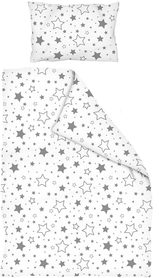 AMILIAN 2-delni komplet posteljnine 100x135 / 40x60 bombaž