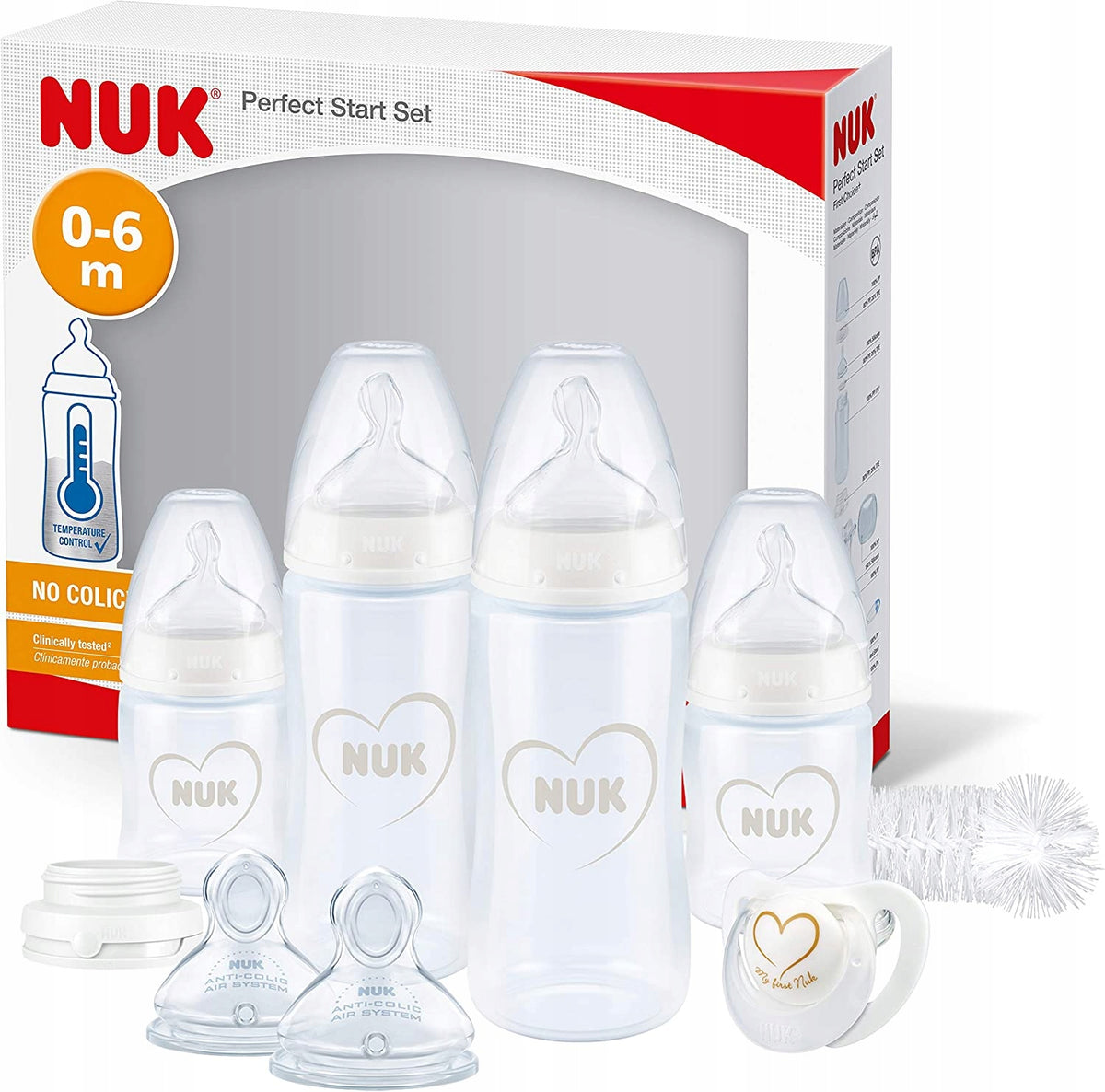 NUK sada Perfect Start 0-18 kontrola teploty