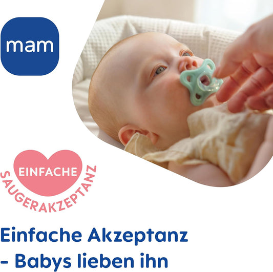 MAM Comfort Silikon-Schnuller x2, 3–12 Monate