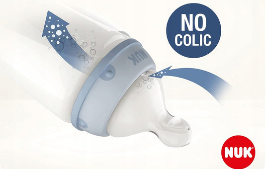 NUK First Choice+ 6-18 m FLES 300 ml temperatuuraanduiding