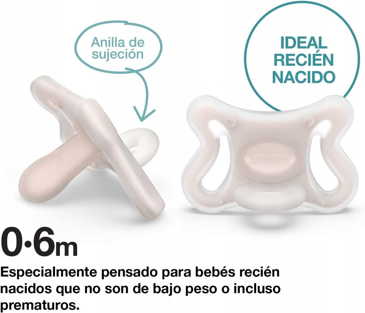 SUAVINEX chupete ZERO ZERO para bebés 0-6 meses SX PRO