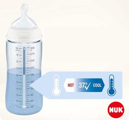 NUK First Choice+ 6-18 m BUTELKA 300 ml wskaźnik temperatury