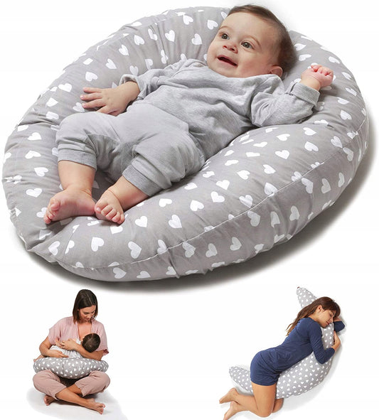 BAMIBI set cuscino gravidanza PER ALLATTAMENTO federa
