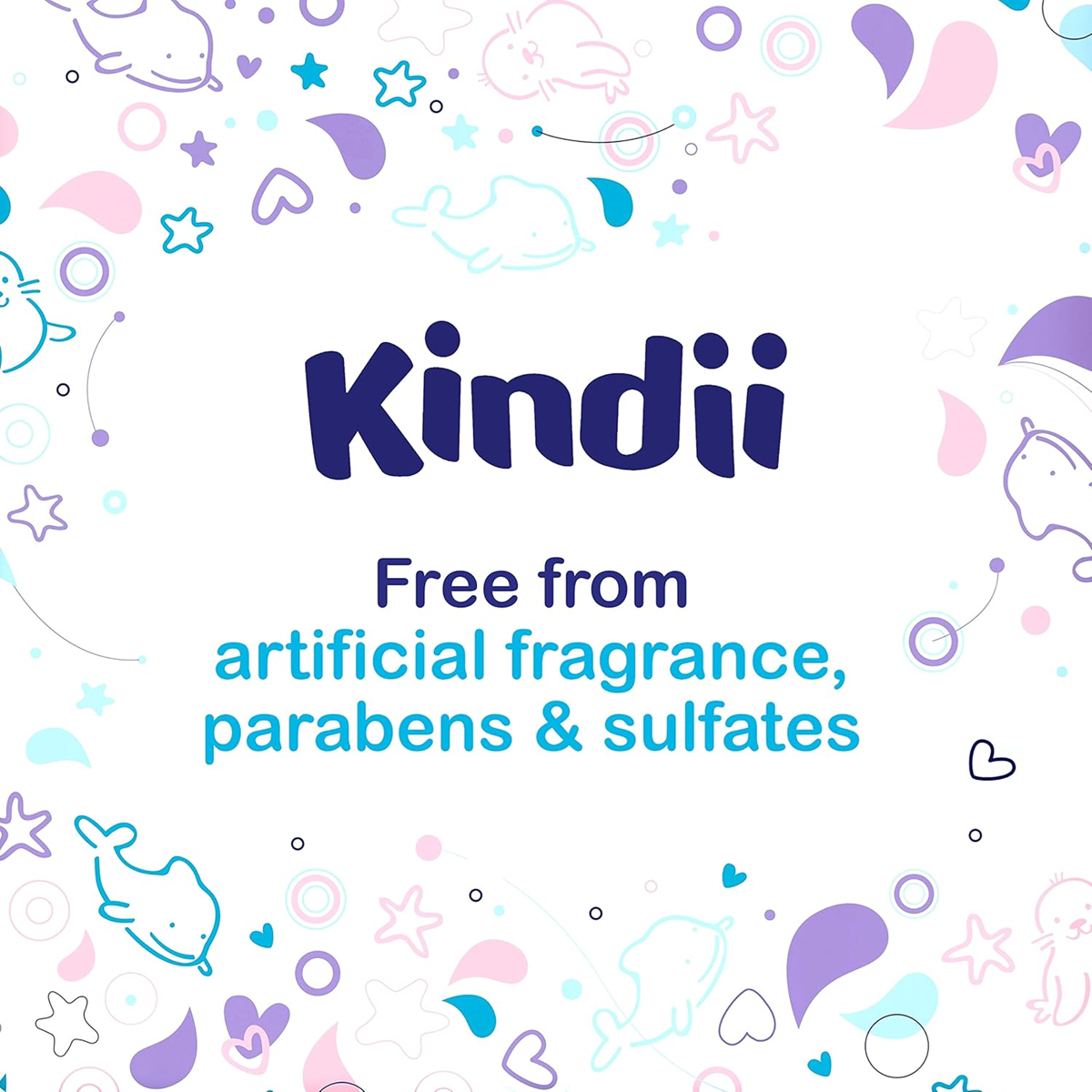KINDII Pure Water 99 z vodo navlaženi robčki x60