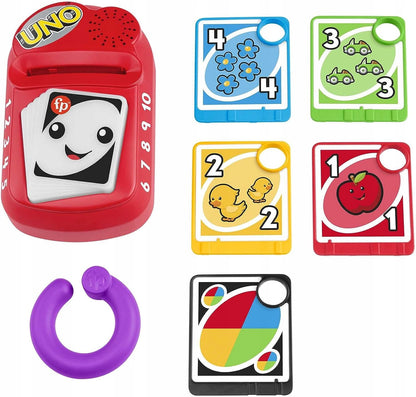 FISHER-PRICE svetlá, hudba, frázy v nemeckom jazyku UNO