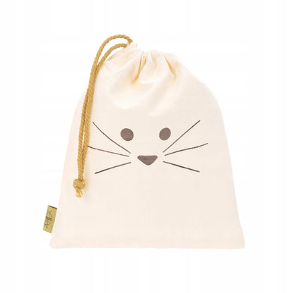 LASSIG Litle Chums Cat BABYSCHUHE aus Bio-Baumwolle + Beutel