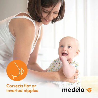 MEDELA zestaw do formowania brodawek sutkowych muszle do korekcji płaskich i wklęsłych brodawek