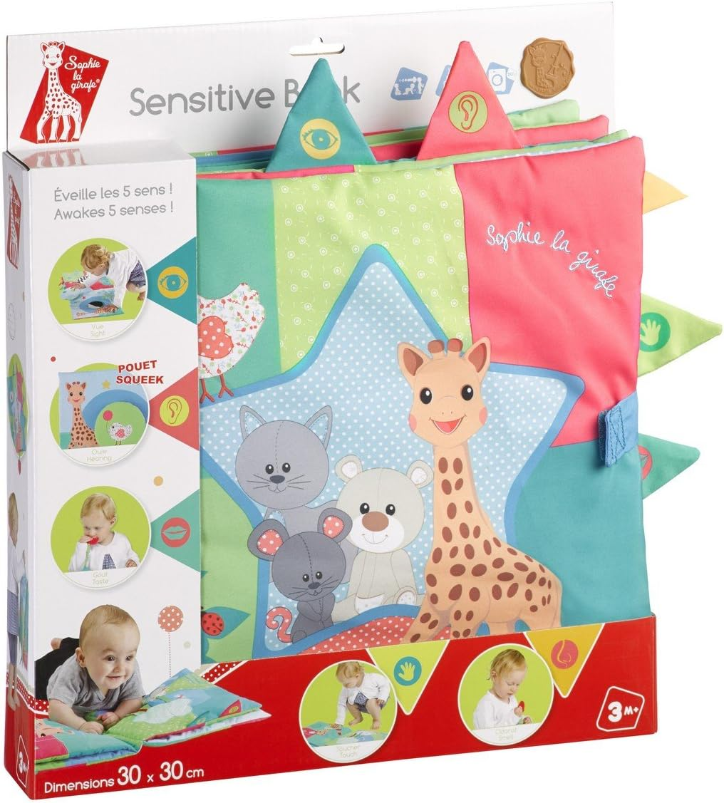 GIRAFFE SOPHIE großes Sensorikbuch 30 x 30