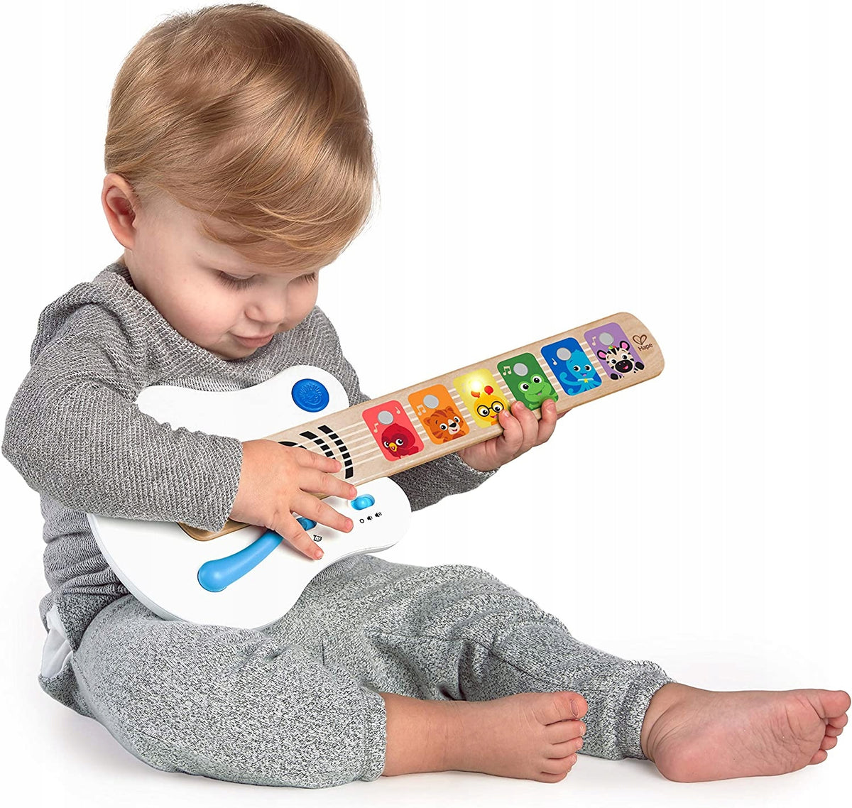 BABY EINSTEIN Hape Magic Touch električna kitara na dotik 41,6 cm