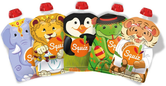 SQUIZ Tuben, Beutel für Mus x5