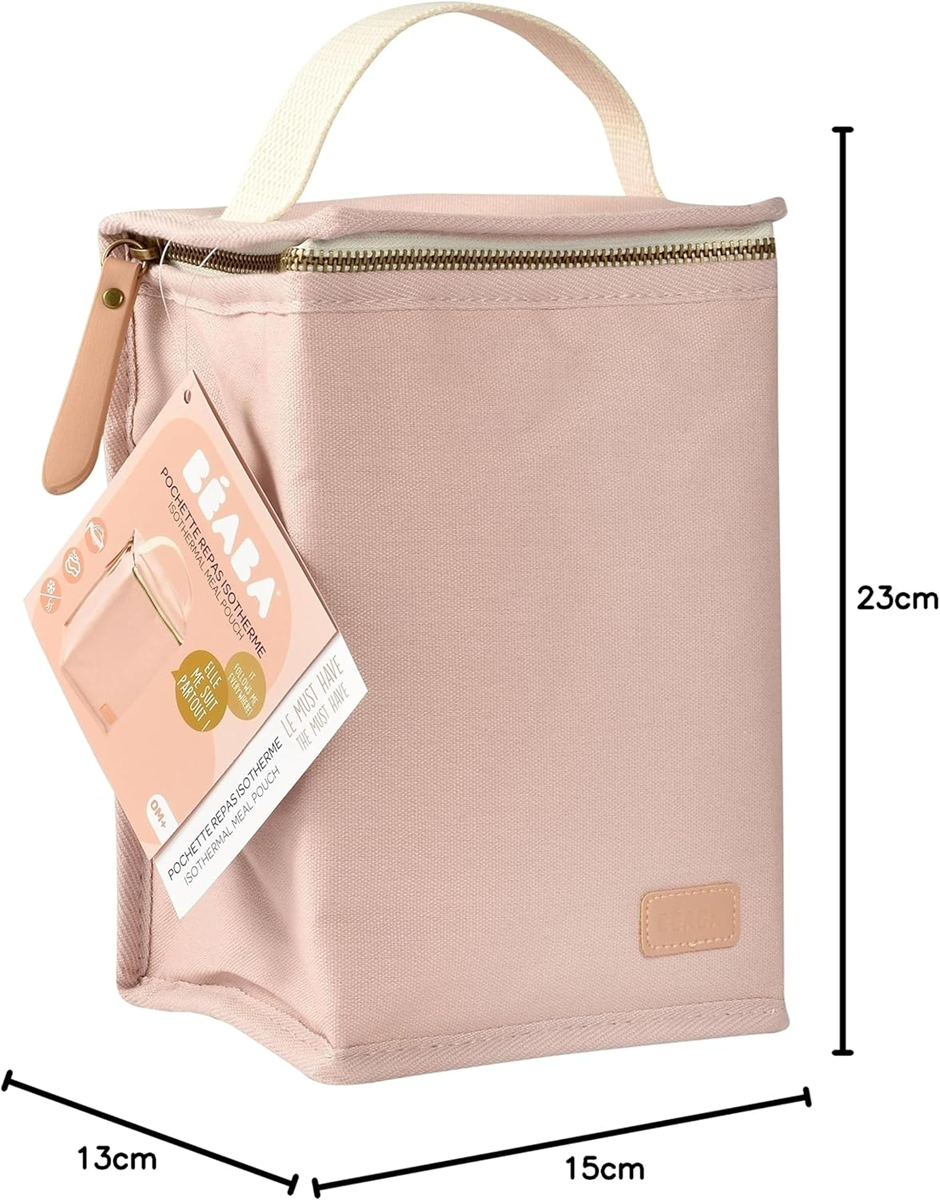 Bolsa isotérmica BEABA para biberones y alimentos 15 x 22 cm
