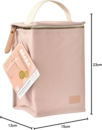 Bolsa isotérmica BEABA para biberones y alimentos 15 x 22 cm
