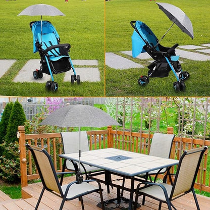 ZJ RIGHT zaščitni senčnik za voziček, premer 62 cm, UV-zaščita, vodoodporen