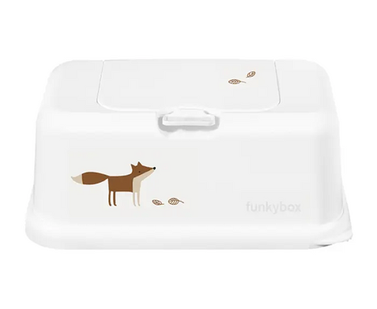 FUNKYBOX posoda za vlažilne robčke z odprtim pokrovom 12,5 x 22 x 8,5 cm