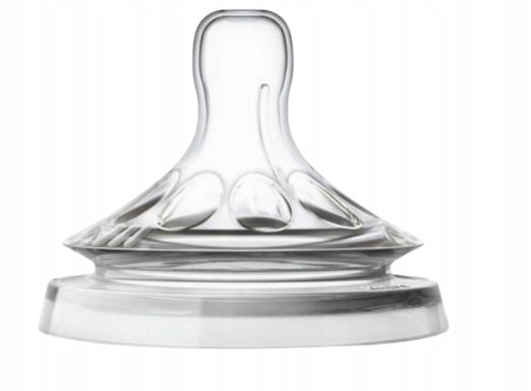 PHILIPS AVENT Natural smoczki 3m+ x2 ZMIENNY PRZEPŁYW, smoczek Natural ze zmiennym przepływem, BPA free