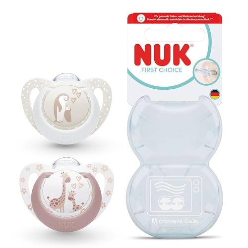 NUK First Choice silikonový dudlík x2 0–6 měs.