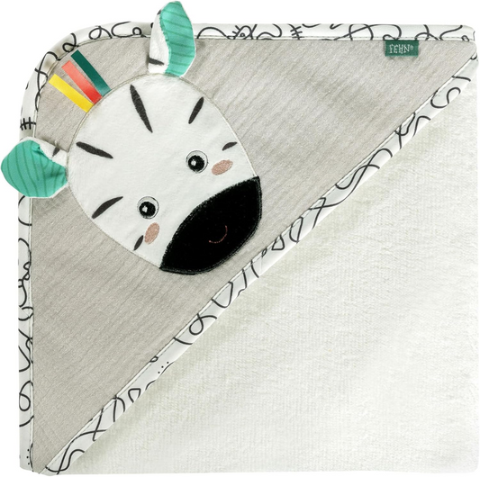FEHN zebra brisača s kapuco 80x80 cm