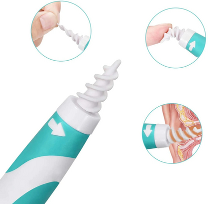 Q GRIPS Ohrenschmalzentferner + 14 Silikonaufsätze